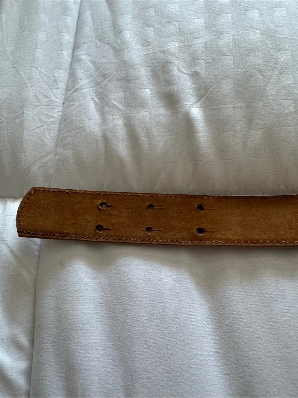 Authentic Moschino Beige Leather Belt with Large Gold Logo Letters